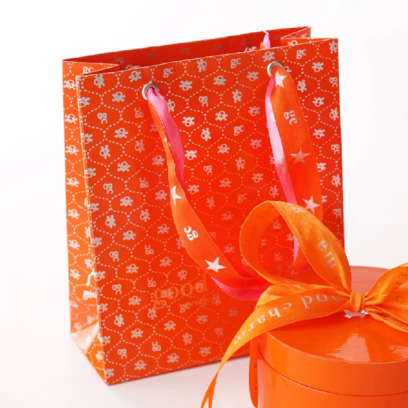 Unmissable Deals On Handmade Jewelry Collections PAPER GIFT BAG - ORANGE