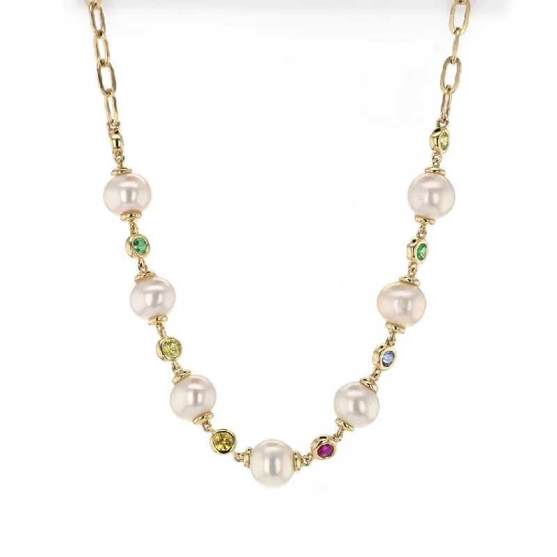 Exclusive Savings On Timeless Jewelry Pieces Pearl & Sapphire Necklace