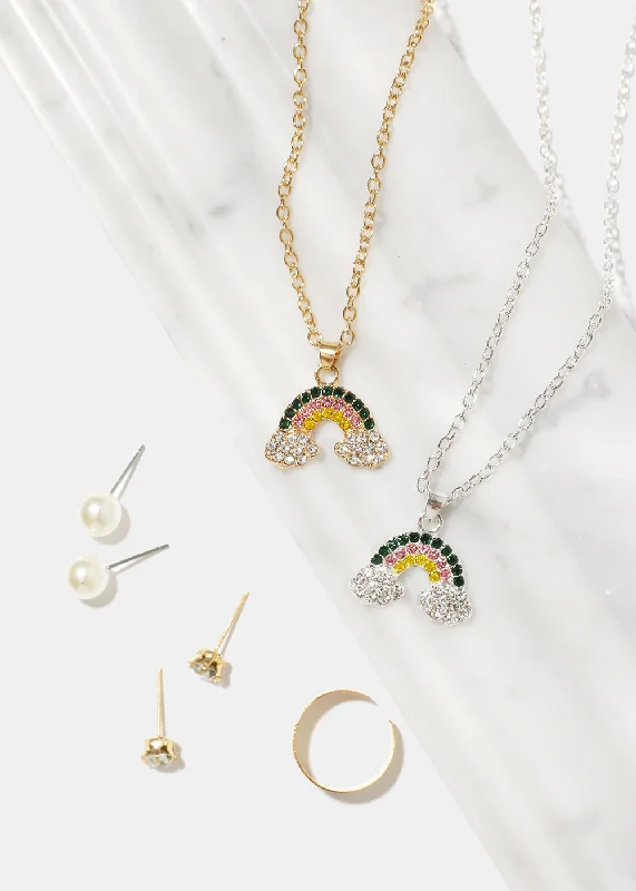 Timeless Elegance, Temporary Discounts – Act Fast Rainbow Pendant Necklace