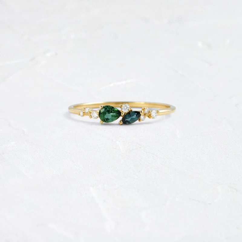 Dazzle With Discounts – Shop Jewelry On Sale Rivulet Ring in Green