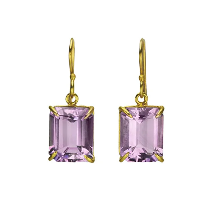 Best Jewelry Sale – Shop Exclusive Designs Now Lavender Amethyst Emerald Cut Earrings