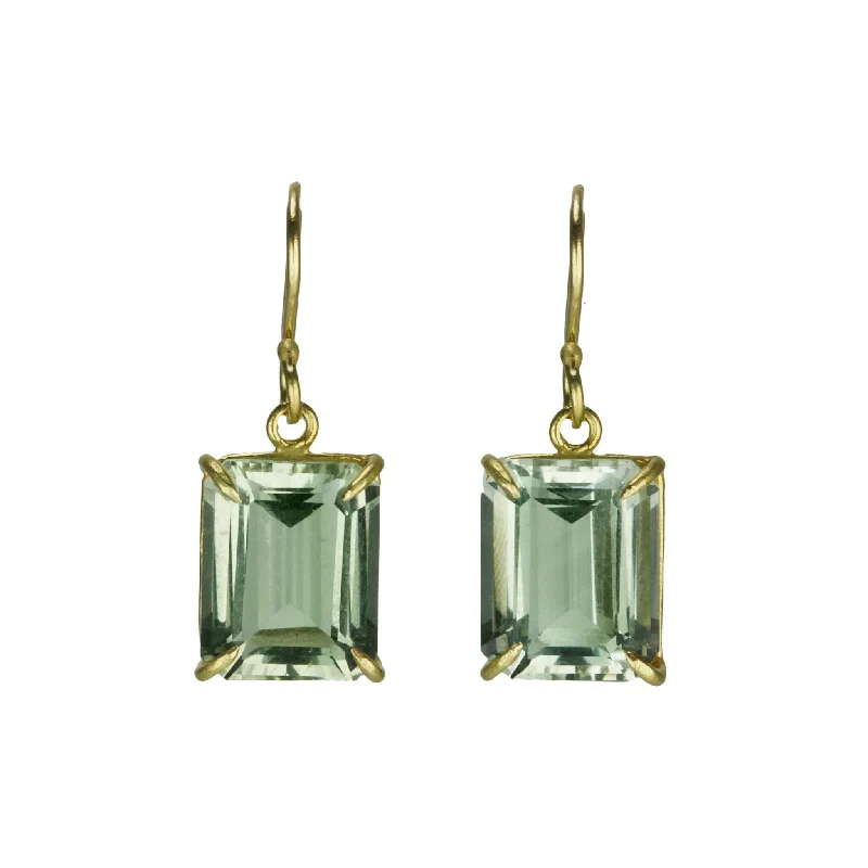 Elegant Jewelry, Affordable Luxury – Shop Now Green Amethyst Emerald Cut Earrings