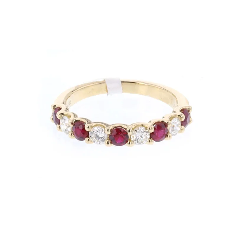 Shop Dazzling Jewelry With Special Promotional Discounts Ruby & Diamond Band