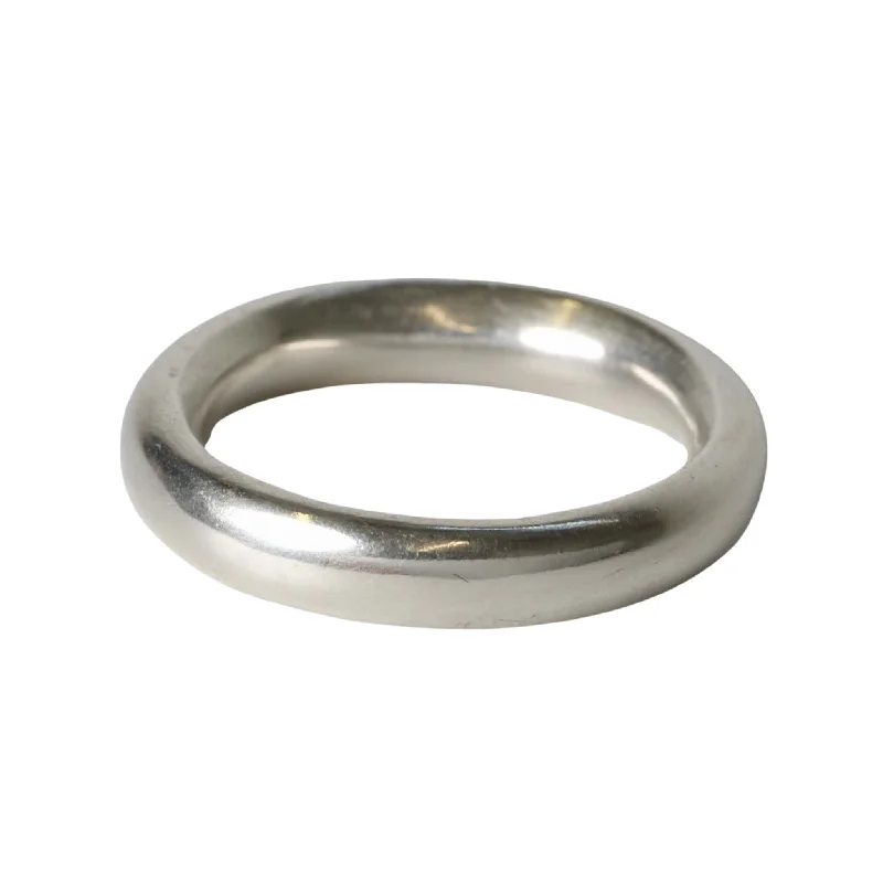 Elegant Jewelry At Unbeatable Offers – Shop Before It's Gone The "Marta" Sterling Silver Hand Carved Thick Rounded Band