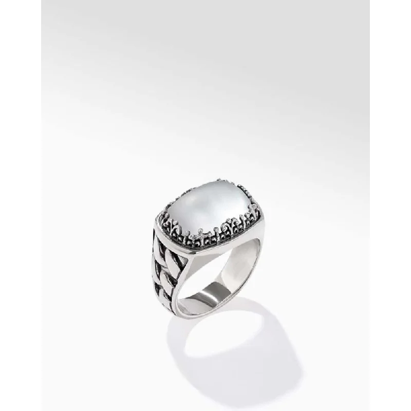 Trending Jewelry Now Available At Exclusive Prices Konstantino Mother of Pearl Ring