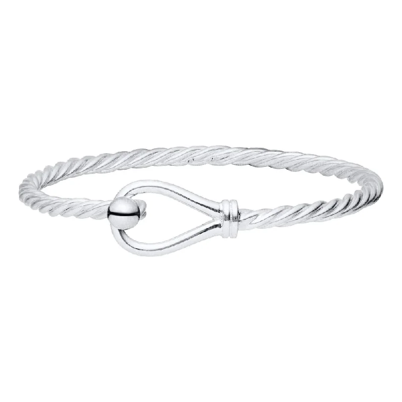 Flash Sale On Stunning Jewelry – Limited Stock Available Sterling Silver Loop & Ball Twist Bracelet