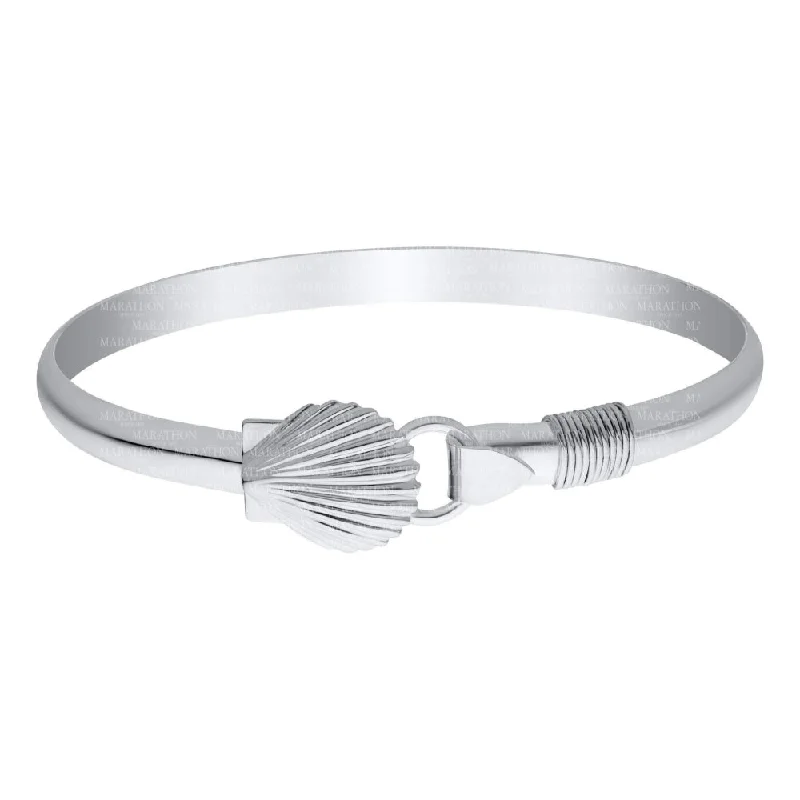 Shop Stylish Jewelry Now And Save Big Sterling Silver Scallop Bracelet with Wrap