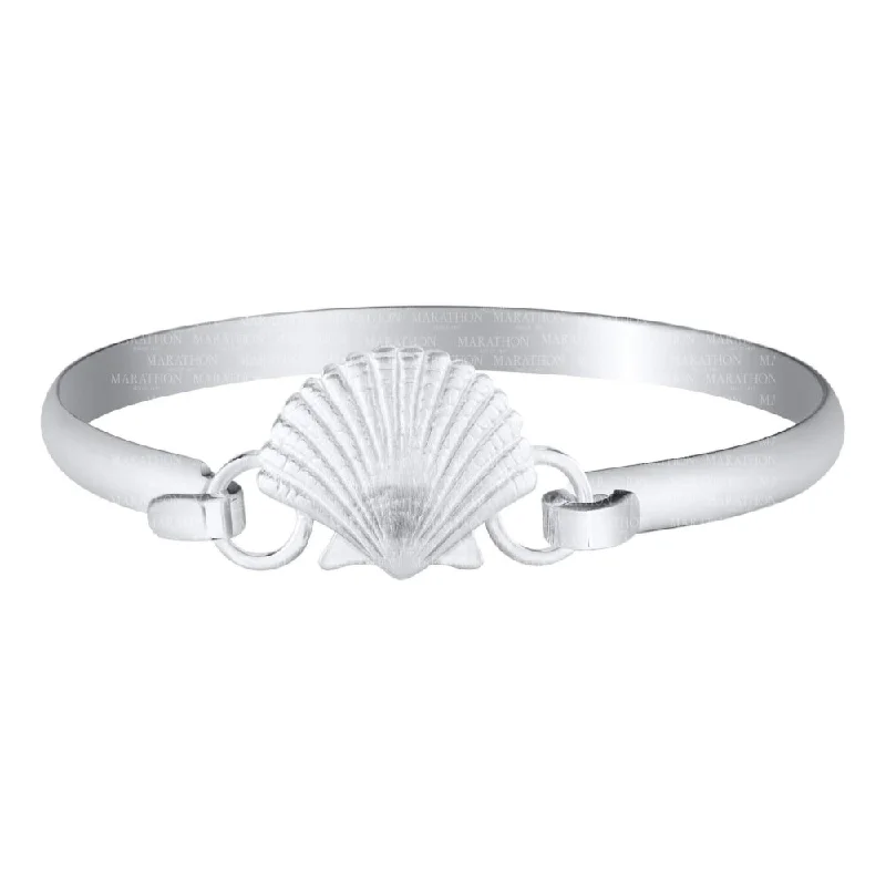 Jewelry Flash Sale – Stylish Designs At Unbeatable Rates Sterling Silver Scallop Top Closure Bracelet