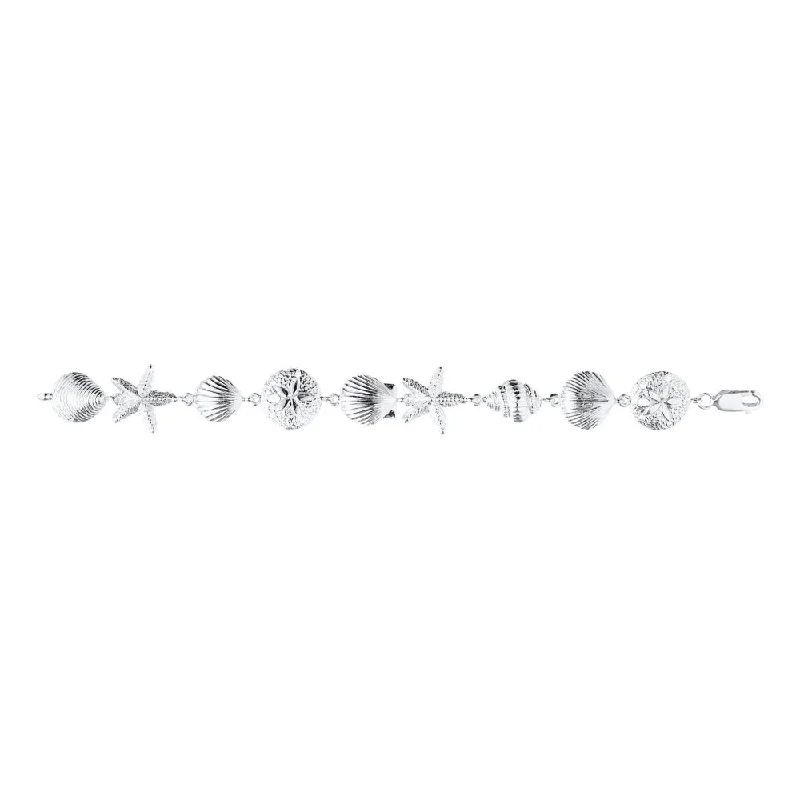 Elegant Jewelry, Exclusive Prices – Shop Now Sterling Silver Sea Life Bracelet