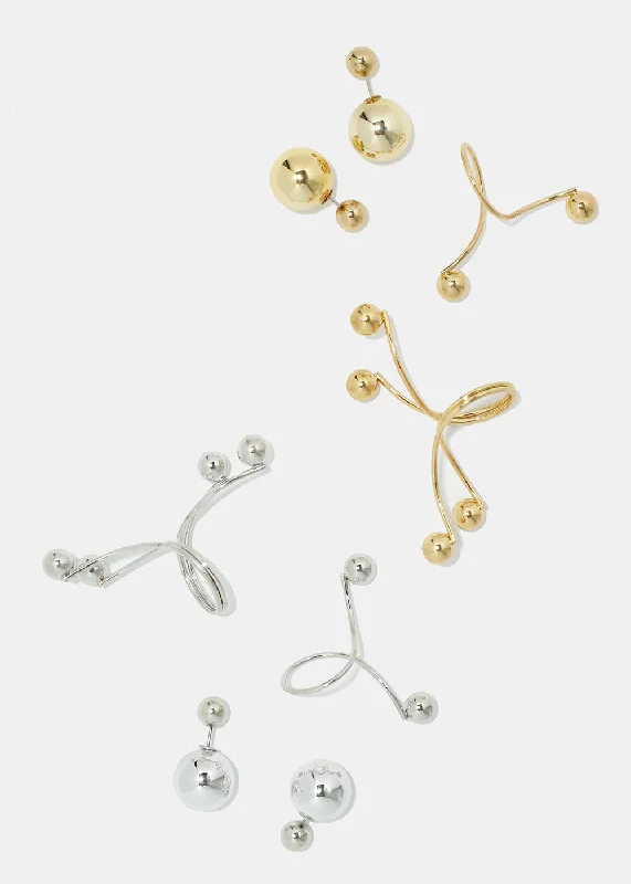 Fashion-Forward Jewelry At Incredible Prices Swirl Ring and Earring Set